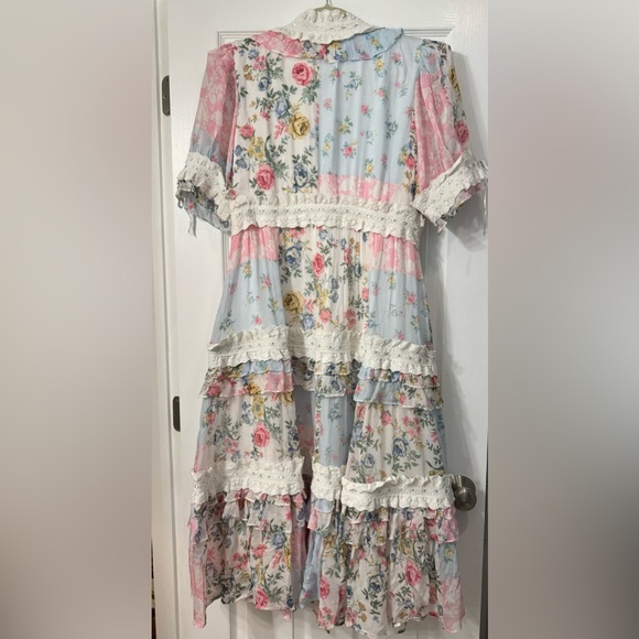 Fillyboo Cabbage Tree Lane - Puff Sleeve Midi Dress Size XL - Picture 2 of 6